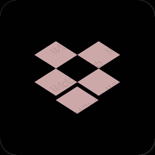 Estetik Dropbox uygulama simgeleri