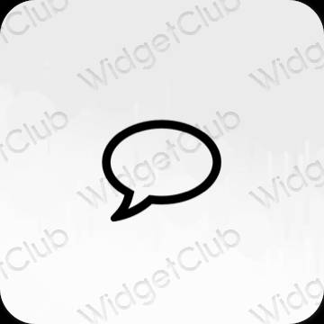 جمالية Messages أيقونات التطبيقات