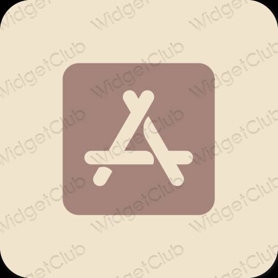 Estetski bež AppStore ikone aplikacija