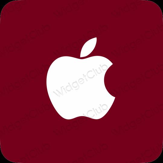 Aesthetic purple Apple Store app icons
