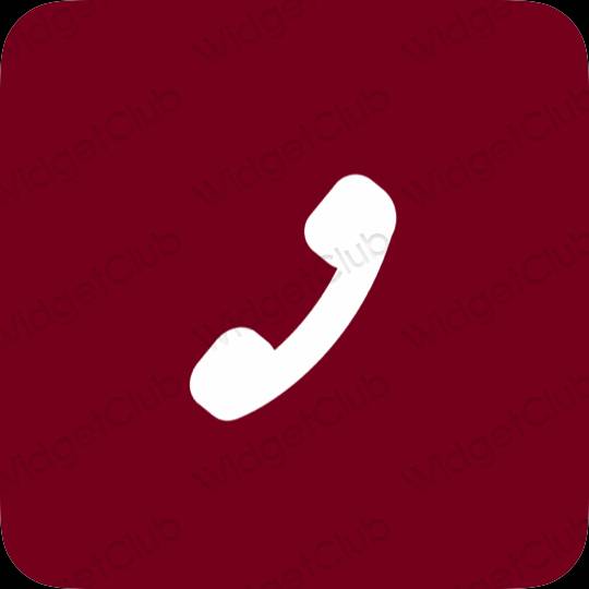 Estetico porpora Phone icone dell'app