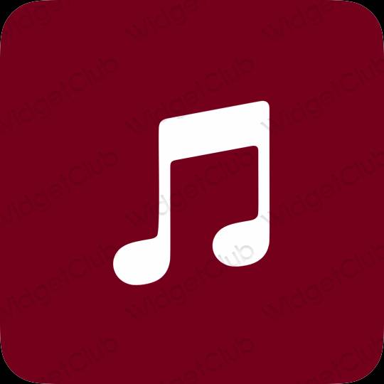 Aesthetic purple Apple Music app icons