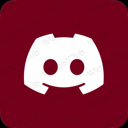 Aesthetic purple discord app icons
