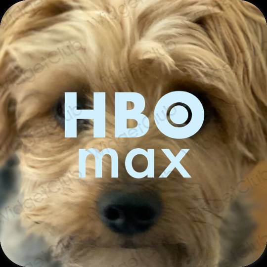 Эстетические HBO MAX значки приложений