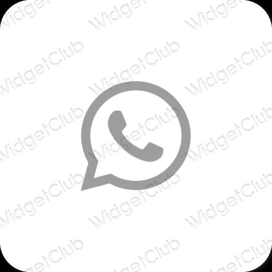 Icônes d'application WhatsApp esthétiques