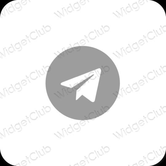 Pictograme pentru aplicații Telegram estetice