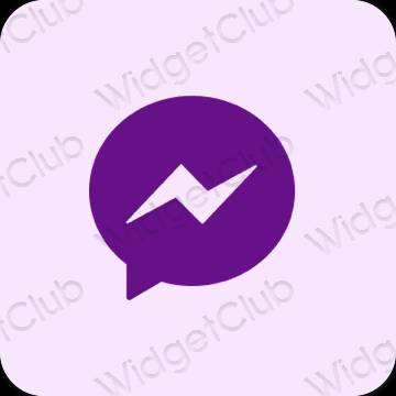 Biểu tượng ứng dụng Messenger thẩm mỹ