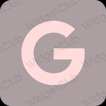 Aesthetic Google app icons