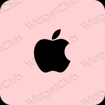 Estetické Ružová AppStore ikony aplikácií