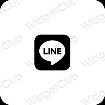 جمالية LINE أيقونات التطبيقات