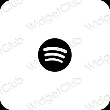 Icônes d'application Spotify esthétiques