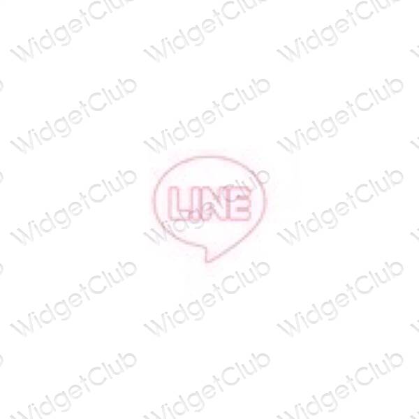 Estética LINE iconos de aplicaciones