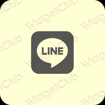 نمادهای برنامه زیباشناسی LINE