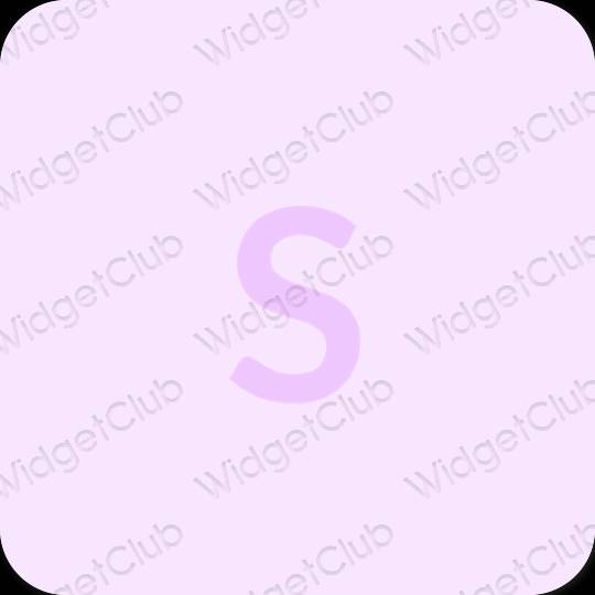 Естетичний фіолетовий SHEIN значки програм