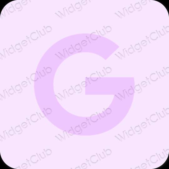 审美的 紫色的 Google 应用程序图标