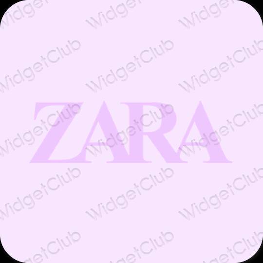 Ästhetisch Violett ZARA App-Symbole