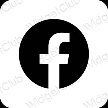 Aesthetic Facebook app icons