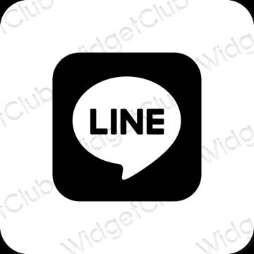 Esthetische LINE app-pictogrammen