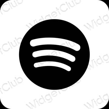 Biểu tượng ứng dụng Spotify thẩm mỹ