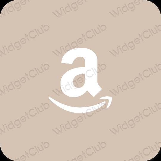 Estetski bež Amazon ikone aplikacija