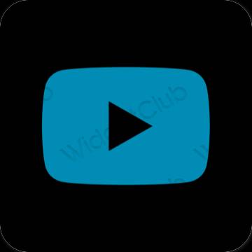 Esthetische Youtube app-pictogrammen