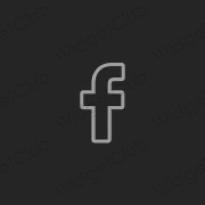 Эстетические Facebook значки приложений