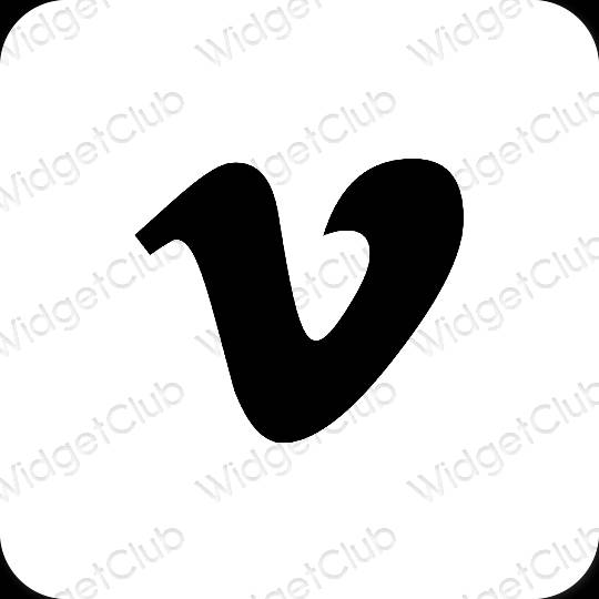 Vimeo おしゃれアイコン画像素材
