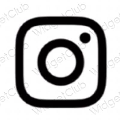 Biểu tượng ứng dụng Instagram thẩm mỹ