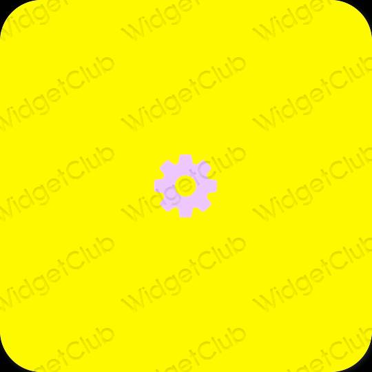 Esthetische Settings app-pictogrammen