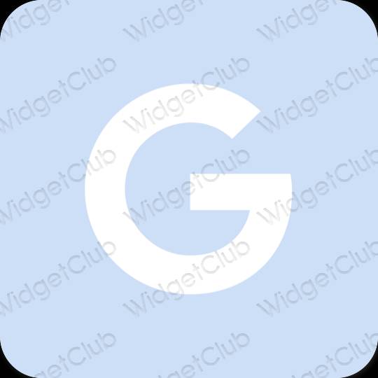 Estetsko vijolična Google ikone aplikacij