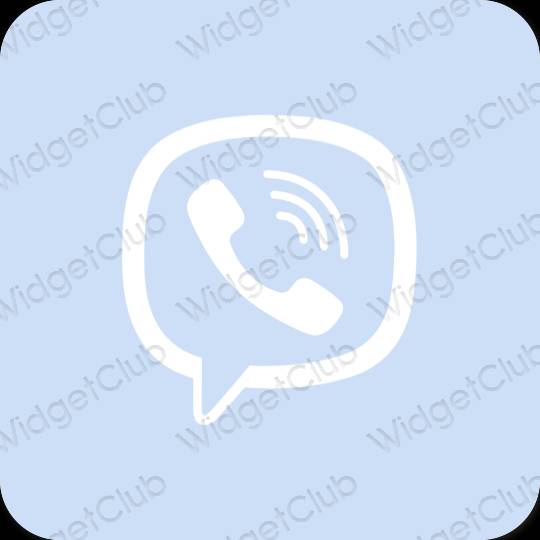 Estetico porpora Viber icone dell'app