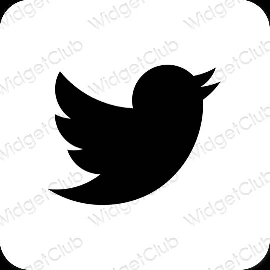 نمادهای برنامه زیباشناسی Twitter