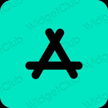 Aesthetic blue AppStore app icons