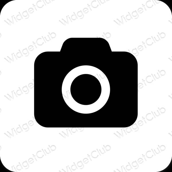 Esthetische Camera app-pictogrammen