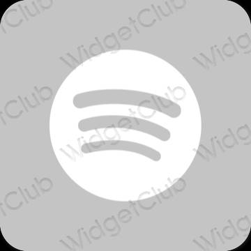 Icônes d'application Spotify esthétiques