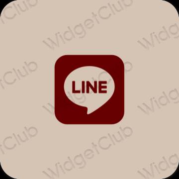 نمادهای برنامه زیباشناسی LINE