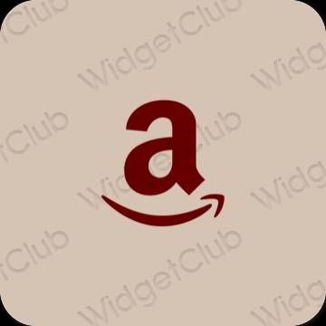 Icônes d'application Amazon esthétiques