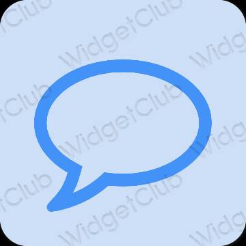 Эстетические Messages значки приложений