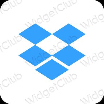 Esthetische Dropbox app-pictogrammen