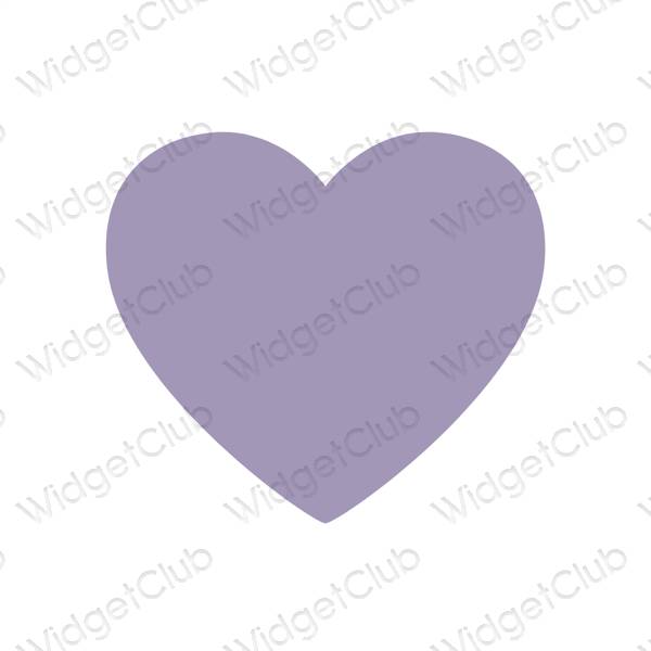 Estetik ungu Zenly ikon aplikasi