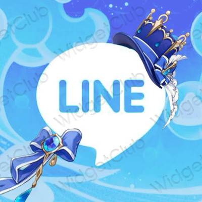 جمالية LINE أيقونات التطبيقات