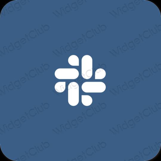 Estética Slack ícones de aplicativos