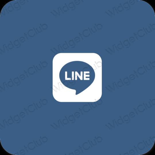 Esthetische LINE app-pictogrammen