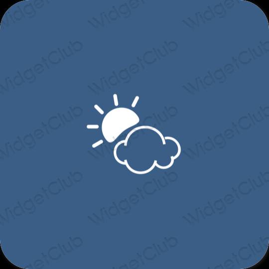 Aesthetic Weather app icons