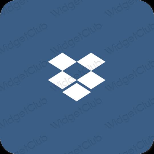 Ästhetische Dropbox App-Symbole