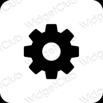 Esthetische Settings app-pictogrammen