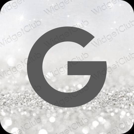 Icônes d'application Google esthétiques