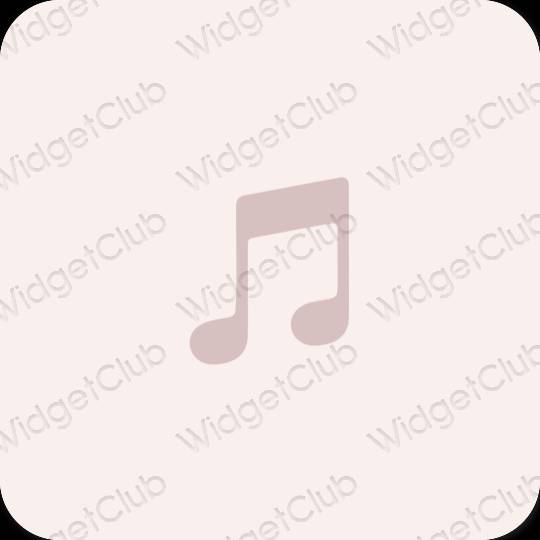 Biểu tượng ứng dụng Apple Music thẩm mỹ