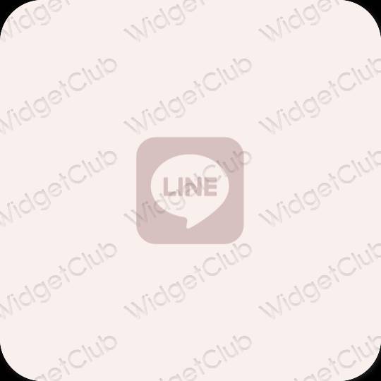 Естетске LINE иконе апликација