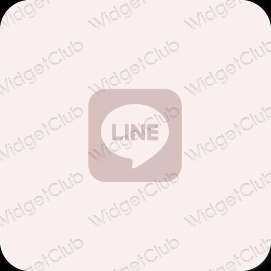 Ästhetische LINE App-Symbole